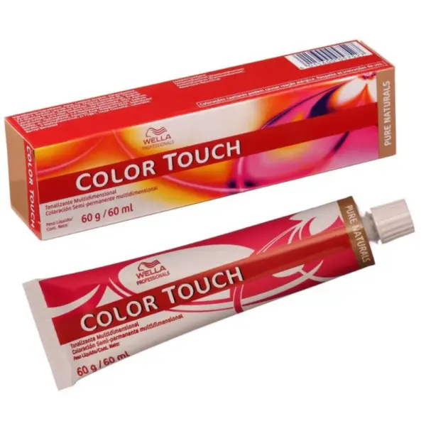 Wella Crema Colorante Color Touch Sin Amoniaco 60ml - 4.6 Castaño Medio Violeta